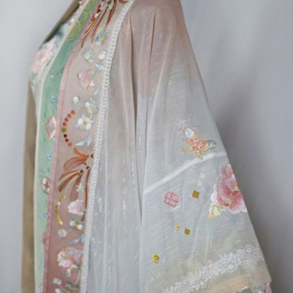 Koi Blessings Embroidered Gown | Traditional Hanfu - Picture 4 of 10